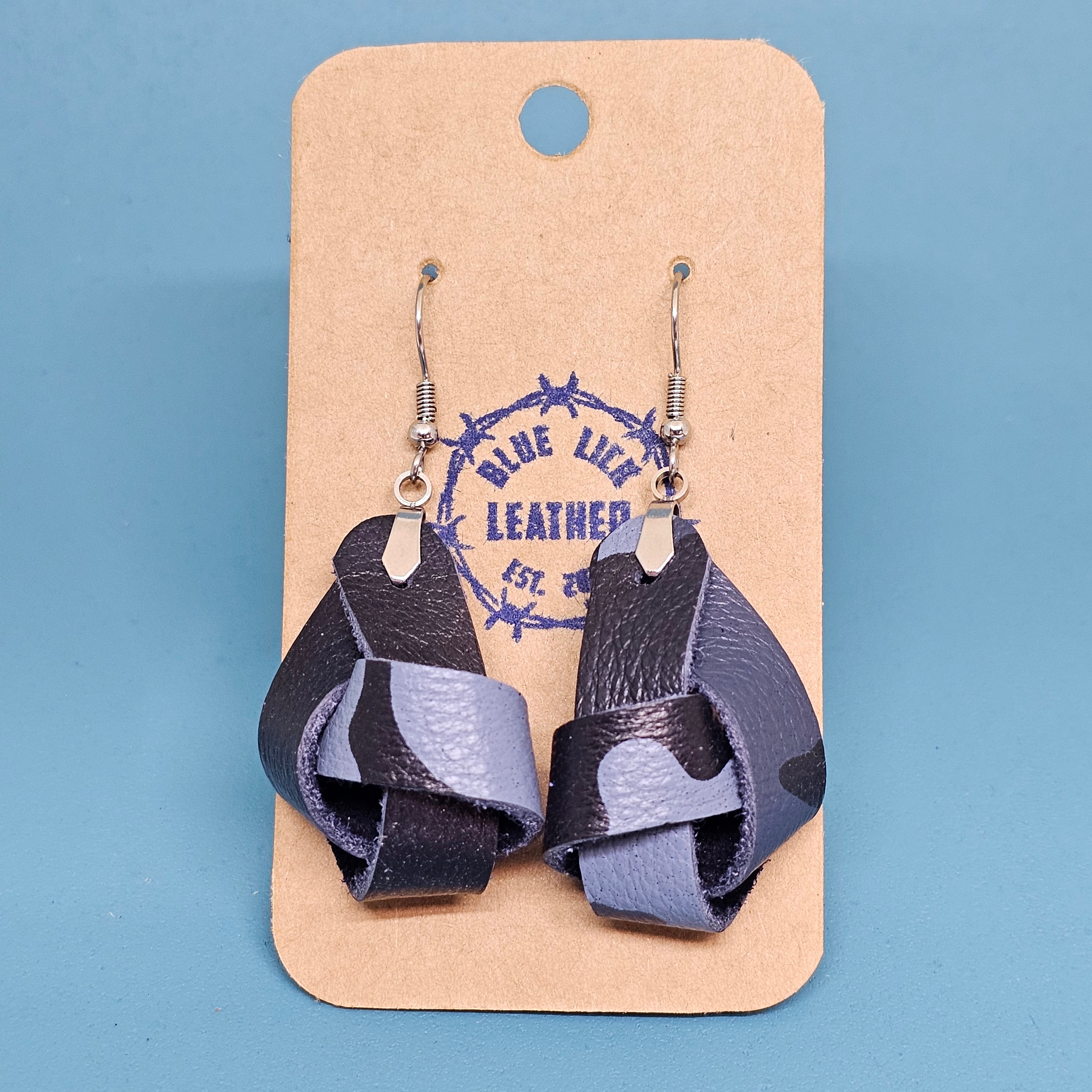 Knot | Leather Earrings